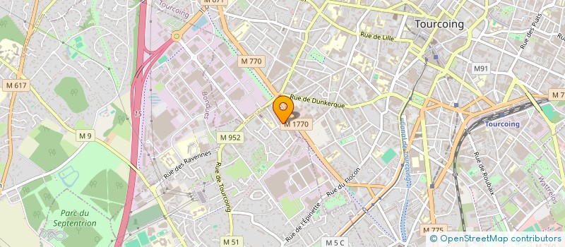 localisation de l'entreprise SCI 3B  MOUVAUX