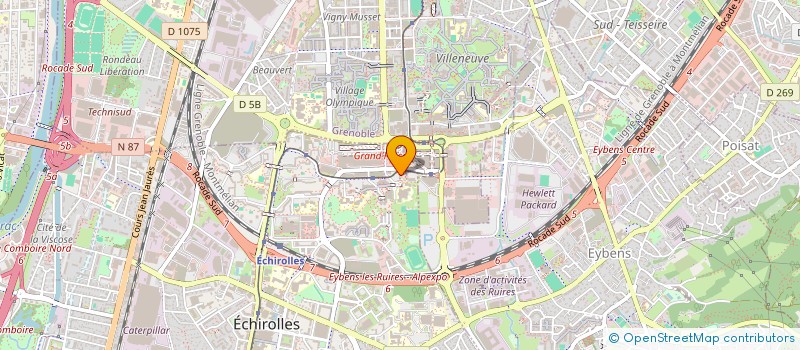 localisation de l'entreprise SCI 3B à ECHIROLLES