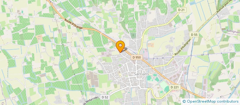 localisation de l'entreprise SCI 3B  SARRIANS