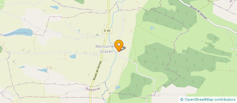 localisation de l'entreprise SCI 3B  MONCORNEIL-GRAZAN