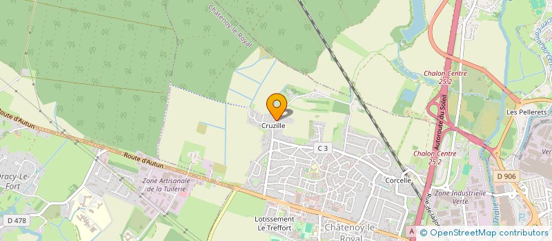 localisation de l'entreprise SCI 3B  CHATENOY-LE-ROYAL