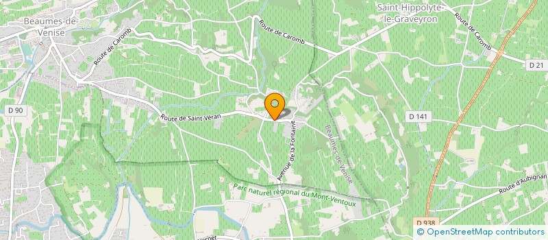 localisation de l'entreprise SCI 3B  BEAUMES-DE-VENISE