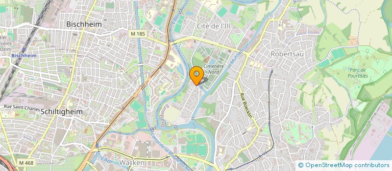 localisation de l'entreprise SCI 3B  STRASBOURG