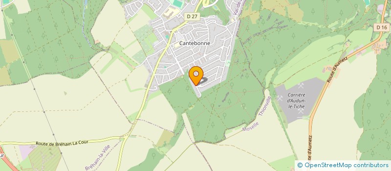 localisation de l'entreprise SCI 3B  VILLERUPT