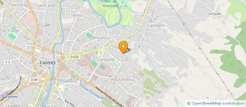 localisation de l'entreprise SCI 3B  CASTRES