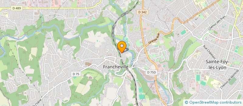 localisation de l'entreprise SCI 3B  FRANCHEVILLE