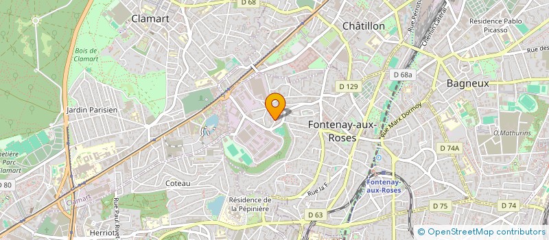 localisation de l'entreprise SCI 3B à FONTENAY AUX ROSES