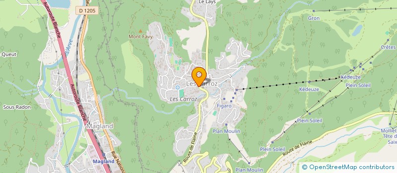 localisation de l'entreprise SCI 3B  ARACHES-LA-FRASSE