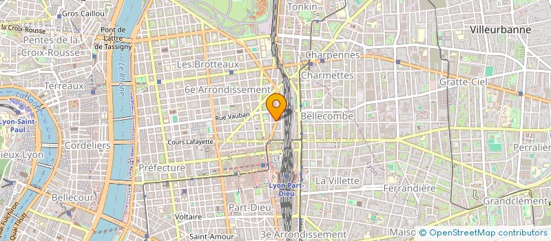 localisation de l'entreprise SCI 3B DES ACQUEDUCS  LYON