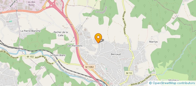 localisation de l'entreprise SCI 3B IMMO  SAINT-ETIENNE