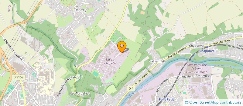 localisation de l'entreprise SCI 3B INVESTISSEMENTS  ENNERY