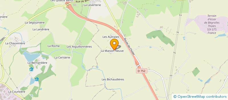 localisation de l'entreprise SCI 3B1R  BEGROLLES-EN-MAUGES