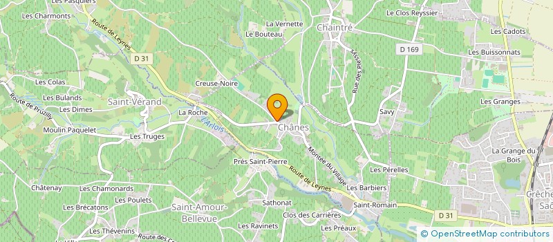 localisation de l'entreprise SCI 3B71  CHANES