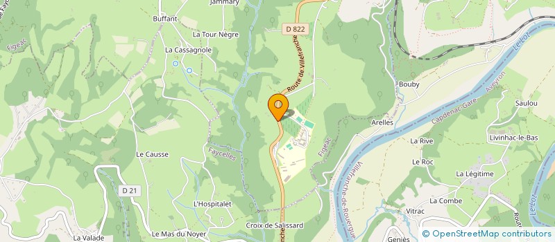 localisation de l'entreprise SCI 3BC46  FIGEAC