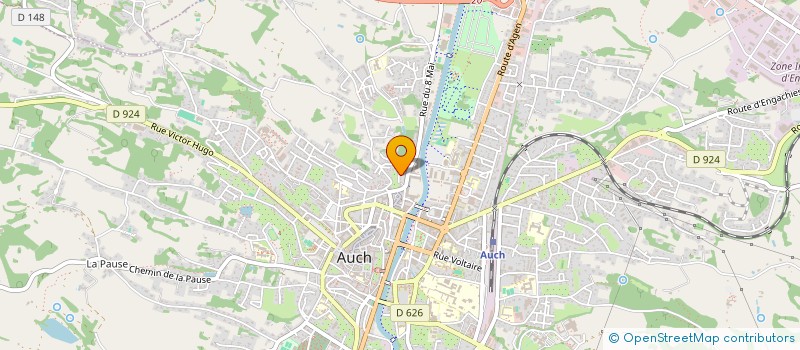 localisation de l'entreprise SCI 3C à AUCH