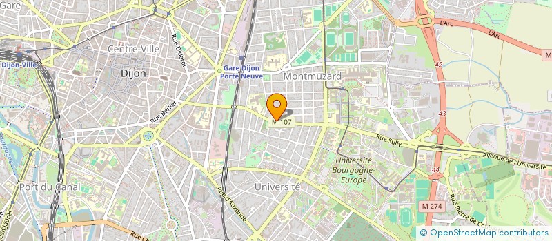 localisation de l'entreprise SCI 3C à DIJON