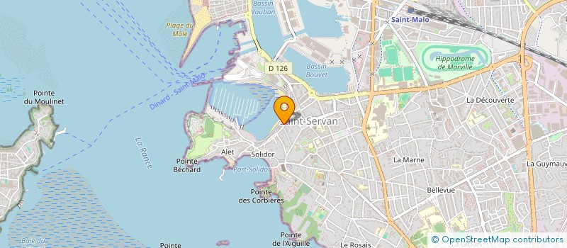 localisation de l'entreprise SCI 3C  SAINT-MALO