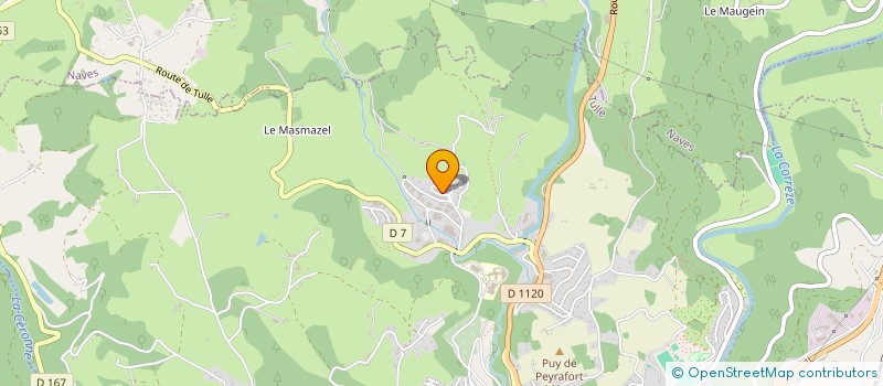 localisation de l'entreprise SCI 3C  TULLE