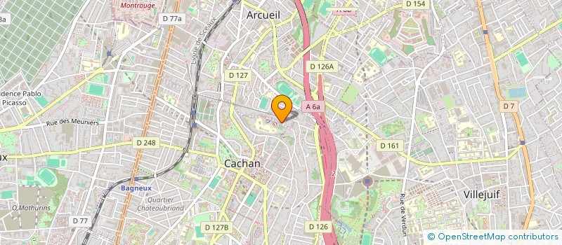 localisation de l'entreprise SCI 3C  ARCUEIL