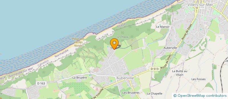 localisation de l'entreprise SCI 3C  VILLERS-SUR-MER