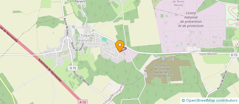 localisation de l'entreprise SCI 3C  LA CHAPELLE-LONGUEVILLE