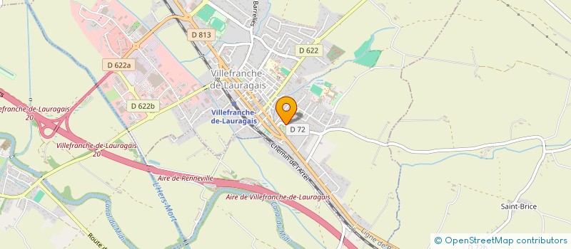 localisation de l'entreprise SCI 3C  VILLEFRANCHE-DE-LAURAGAIS