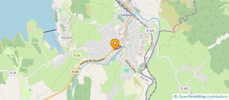 localisation de l'entreprise SCI 3C  LANGOGNE