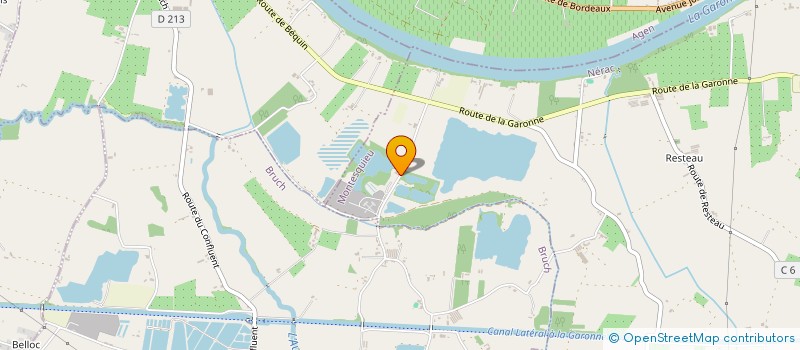 localisation de l'entreprise SCI 3C  MONTESQUIEU