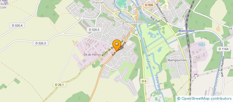 localisation de l'entreprise SCI 3C à MAINTENON