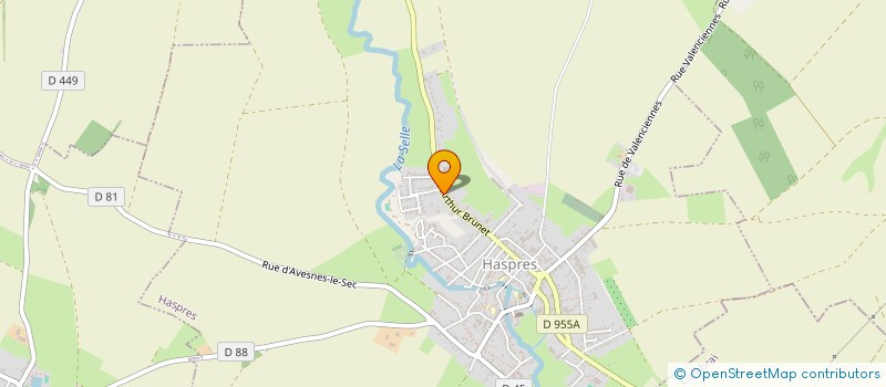 localisation de l'entreprise SCI 3C  HASPRES