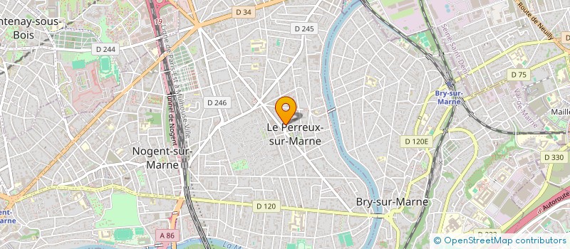 localisation de l'entreprise SCI 3C IMMO  LE PERREUX-SUR-MARNE