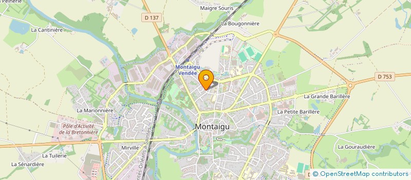 localisation de l'entreprise SCI 3C LES RAPHAELS  MONTAIGU-VENDEE