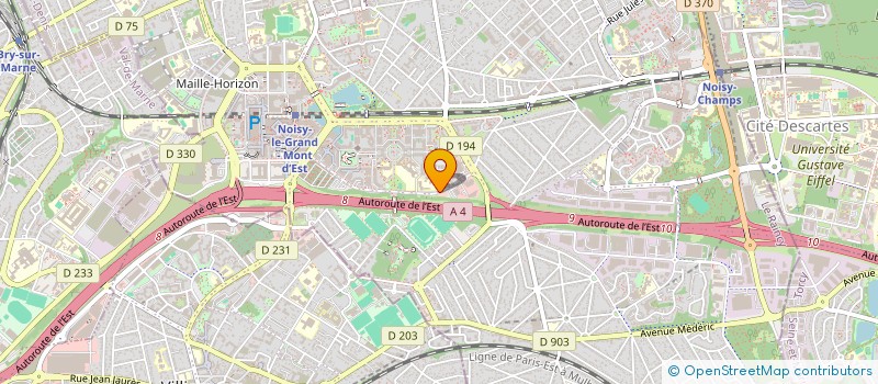 localisation de l'entreprise SCI 3C PAVE NEUF  NOISY-LE-GRAND