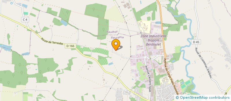 localisation de l'entreprise SCI 3C RG  LA SAUVETAT