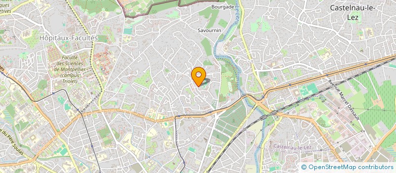 localisation de l'entreprise SCI 3CA à MONTPELLIER