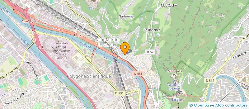 localisation de l'entreprise SCI 3CASA  SAINT-MARTIN-LE-VINOUX