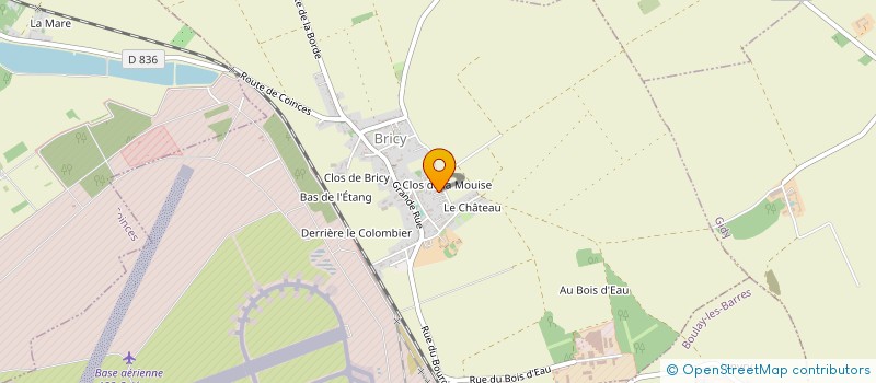 localisation de l'entreprise SCI 3CDE à BRICY