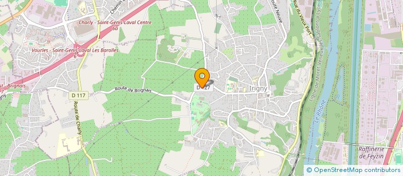 localisation de l'entreprise SCI 3CF LOMBARD  IRIGNY