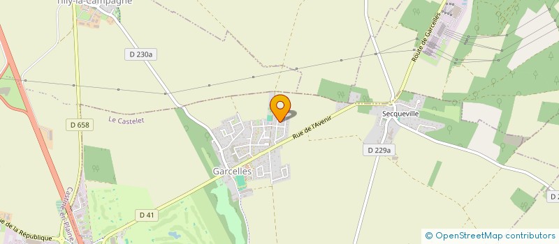 localisation de l'entreprise SCI 3CLEMS  LE CASTELET