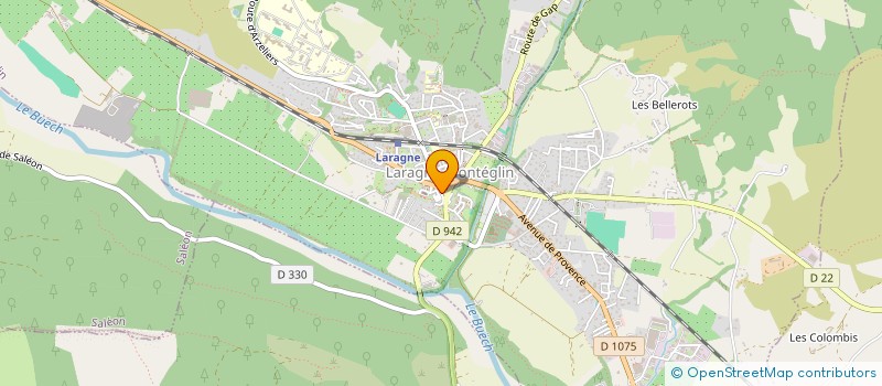 localisation de l'entreprise SCI 3CPHD  LARAGNE-MONTEGLIN