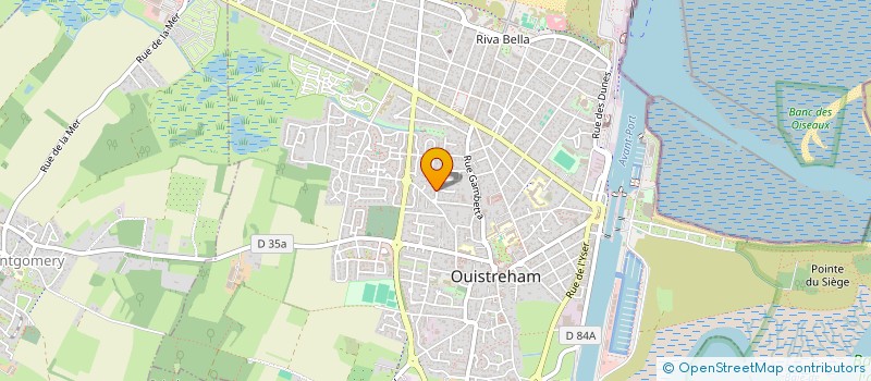 localisation de l'entreprise SCI 3CR  OUISTREHAM