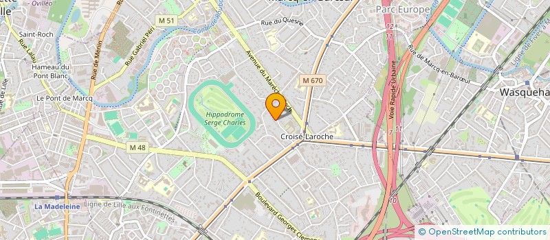 localisation de l'entreprise SCI 3D à MARCQ-EN-BARŒUL