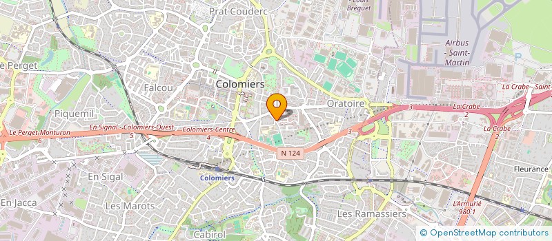 localisation de l'entreprise SCI 3D à COLOMIERS