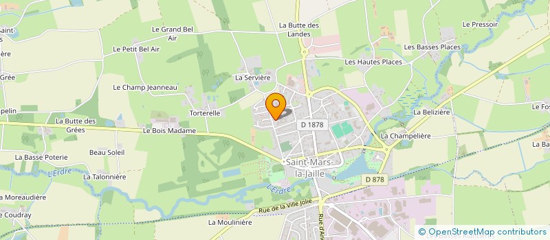 localisation de l'entreprise SCI 3D  NORT-SUR-ERDRE