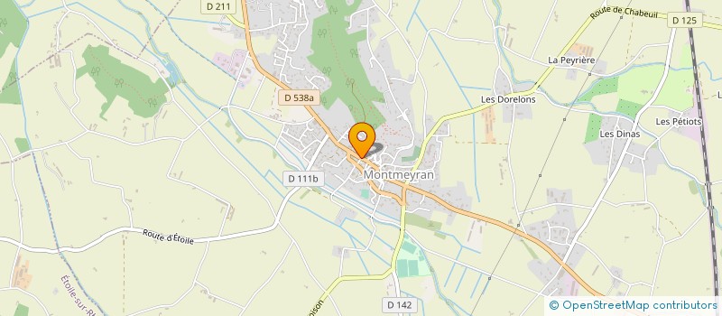 localisation de l'entreprise SCI 3D  MONTMEYRAN