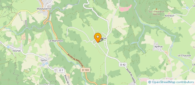 localisation de l'entreprise SCI 3D  YSSINGEAUX