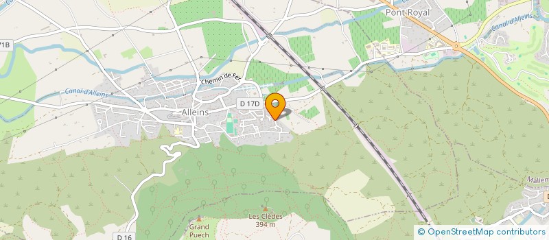 localisation de l'entreprise SCI 3D  ALLEINS