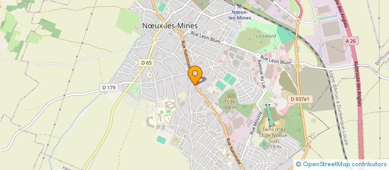 localisation de l'entreprise SCI 3D INVEST  NUX-LES-MINES