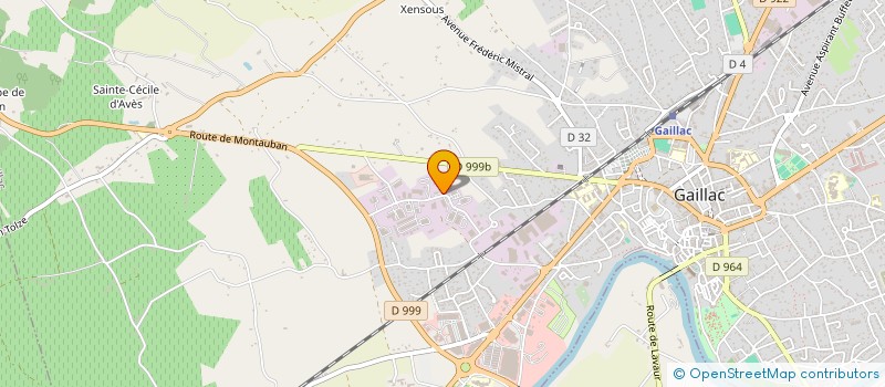localisation de l'entreprise SCI 3D PRO à GAILLAC