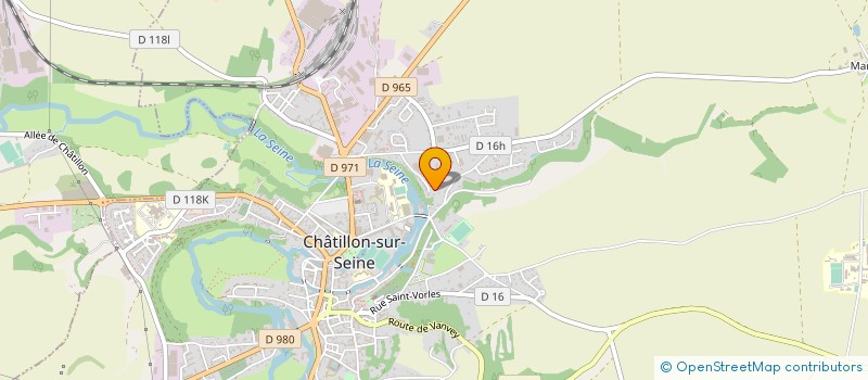 localisation de l'entreprise SCI 3DDD  CHATILLON-SUR-SEINE